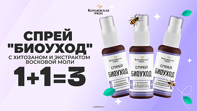 НАБОР "СПРЕЙ "БИОУХОД" 1+1=3"
